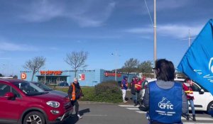 SAINT-MARTIN-BOULOGNE : nouvelle action de grève pour les salariés d'Auchan