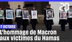 Hommage aux victimes françaises du Hamas : Le discours d'Emmanuel Macron