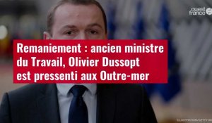 VIDÉO. Remaniement : ancien ministre du Travail, Olivier Dussopt est pressenti aux Outre-mer