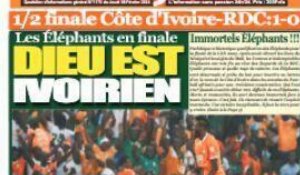 Qualification de la Côte d'Ivoire en finale de la CAN: "Dieu est ivoirien"