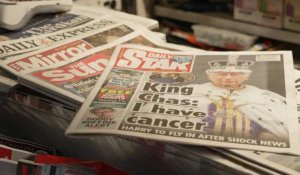 "Le Roi a un cancer": le diagnostic choc du roi Charles III en Une de la presse britannique