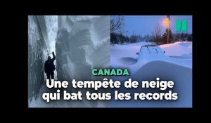 Au Canada, cette tempête de neige « historique » paralyse l’est du pays