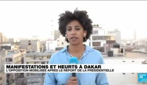 Sénégal : manifestations et heurts à Dakar après le report de la présidentielle