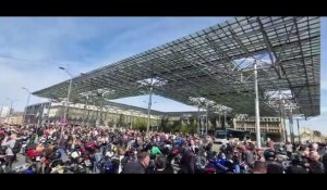 Amiens: manif des motards anti-contrôle technique