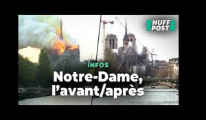 L'avant/après de la cathédrale Notre-Dame de Paris cinq après l'impressionnant incendie