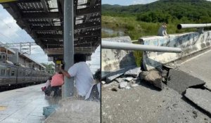 Taïwan : puissant séisme à l'Est, l'alerte tsunami levée