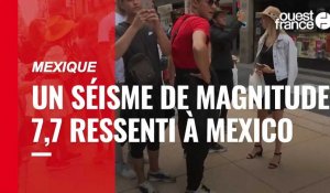 VIDÉO. Mexique : un séisme de magnitude 7,7 ressenti à Mexico