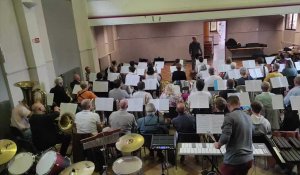 Répétition de l'orchestre éphémère de Gommegnies