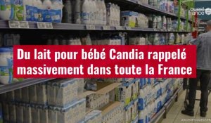 VIDÉO. Du lait pour bébé Candia rappelé massivement dans toute la France