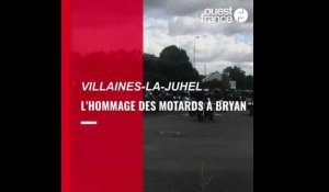 VIDÉO. Plus de 100 motards rendent hommage à Bryan, tué sur la route dans le Nord-Mayenne