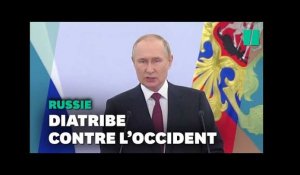 Poutine durcit (un peu plus) le ton contre l’Occident après ses annexions en Ukraine
