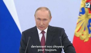 Poutine: "les habitants des régions annexées seront nos citoyens pour toujours"