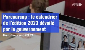 VIDÉO. Parcoursup : le calendrier de l’édition 2023 dévoilé par le gouvernement