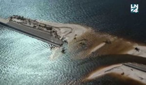 Images aériennes des dégâts causés par l'ouragan Ian en Floride