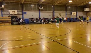 Futsal: derby de D3 à l'Union belge entre JSK Mons et Fraternité Frameries. Vidéo  Éric Ghislain