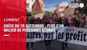 VIDÉO. Plus d'un millier de personnes manifestent dans les rues de Lorient