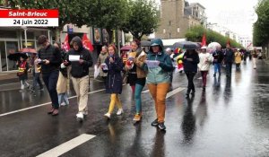  VIDÉO. Saint-Brieuc : 700 manifestants contre la réforme des retraites et pour la hausse des salaires 