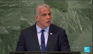 A l'ONU, le Premier ministre israélien Yaïr Lapid dit soutenir la "solution à deux Etats"