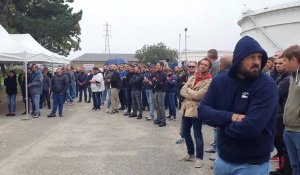 A Port-Jérôme-sur-Seine, les travailleurs d'ExxonMobil en grève pour leurs salaires