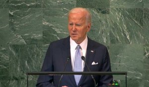 Biden: la Russie a "violé de manière éhontée" les principes fondateurs des Nations unies