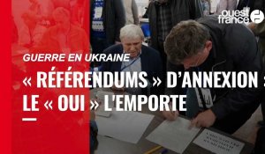 VIDÉO. Guerre en Ukraine : le « oui » en tête des « référendums » d’annexion selon la commission électorale russe