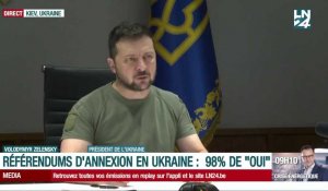 Référendums d'annexion en Ukraine: les autorités prorusses revendiquent la victoire