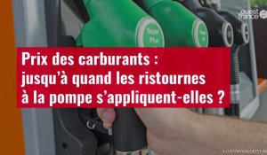 VIDÉO. Prix des carburants : jusqu’à quand les ristournes à la pompe s’appliquent-elles ?