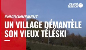 VIDÉO. Environnement : « Le courage de tourner la page  » : quand un village des Hautes-Alpes démantèle son vieux téléski