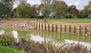 Wormhout : une partie des berges de l'étang a été rénovée