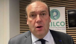 Jean-Francois Rapin, sénateur du Pas-de-Calais, soutient les infirmiers de la Côte d'Opale