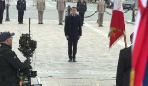 Commémoration du 11 novembre: Emmanuel Macron préside la cérémonie à l'Arc de Triomphe