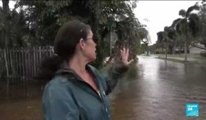 États-Unis : l'ouragan Nicole, rétrogradé en tempête tropicale, frappe la Floride