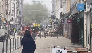 Lille : un immeuble en travaux s’effondre rue Pierre Mauroy