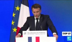 Climat : E. Macron veut baisser de 5% les émissions de gaz à effet de serre dans l'industrie en France d'ici 10 ans