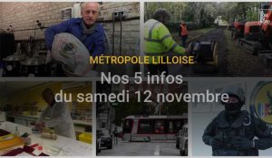 Métropole de Lille   nos 5 infos du samedi 12 novembre 2022 