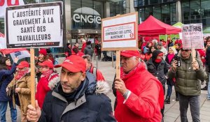 La grève des travailleurs belges, conséquence du "choc" des factures d'énergie