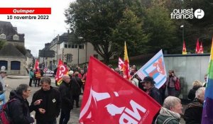 VIDÉO. 160 manifestants à Quimper contre la réforme des retraites et pour une augmentation des salaires