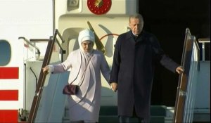 Ouzbékistan: le président turc Erdogan arrive à Samarcande