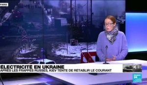 Ukraine : après les frappes russes, Kiev tente de rétablir le courant
