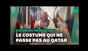 Pourquoi les déguisements de ces supporters anglais ne passent pas au Qatar