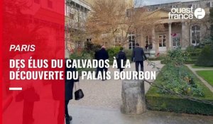 VIDÉO. Le député du Calvados Christophe Blanchet invite des élus de sa circonscription à visiter l'Assemblée nationale