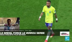 Mondial-2022 : Neymar souffre d'une entorse à la cheville droite