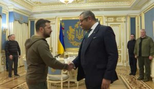Kiev: Zelensky rencontre le chef de la diplomatie britannique James Cleverly