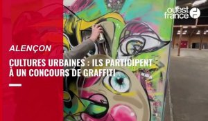 VIDÉO. Cultures urbaines : un concours de graff exposé à Alençon