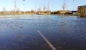 Calais: pourquoi le parking de Décathlon est-il inondé?