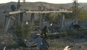 Images des destructions dans le nord de la Syrie après des frappes aériennes turques