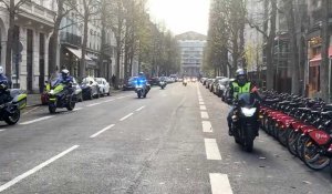 Les motards en colère contre le contrôle technique à Lille