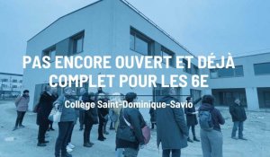 Collège Saint-Dominique-Savio : les places sont déjà prises d'assaut