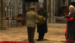 Le président sud-africain Cyril Ramaphosa se rend dans l'abbaye de Westminster à Londres