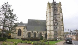Caix : L'église Sainte-Croix se refait une beauté